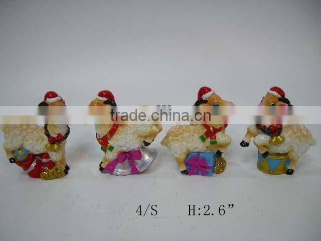 2015 christmas sheep figurine crafts