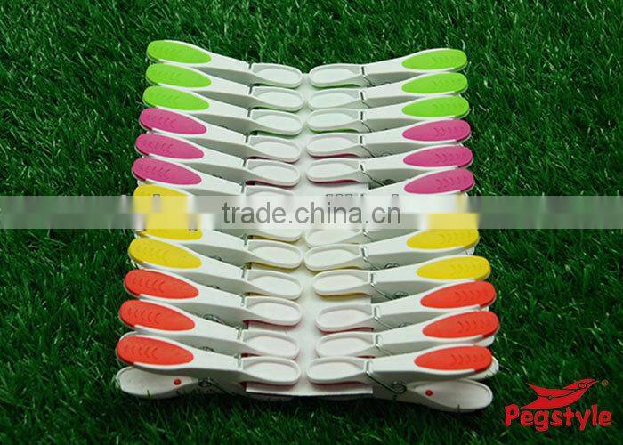 2014 high quality laundry peg TPR clothes clips pp laundry peg