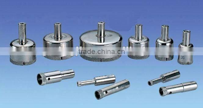 fine steel and diamond straight shank chamfering drill bit
