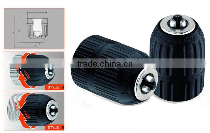 0.8-10mm 3/8-24UNF Keyless Drill Chuck