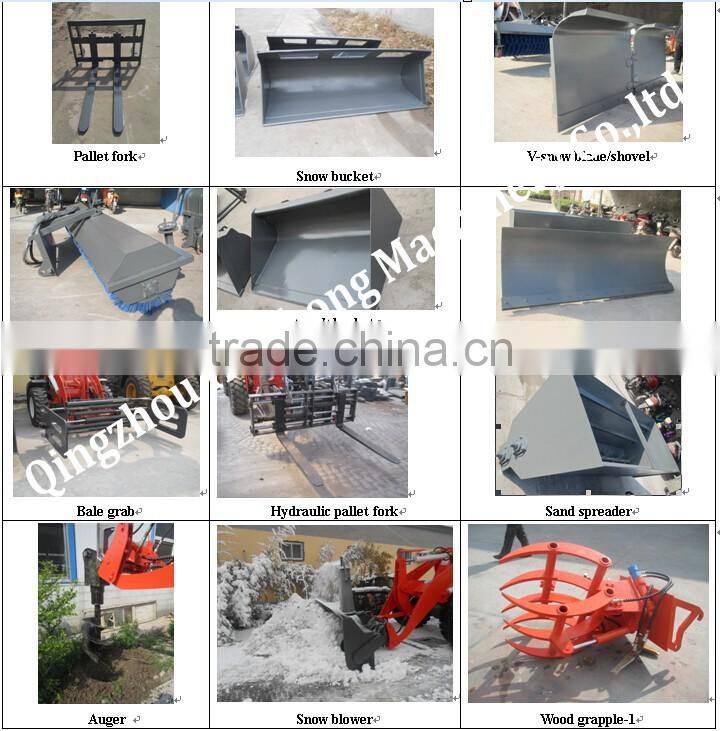 new type HZM 932 Chinese wheel loader with log fork