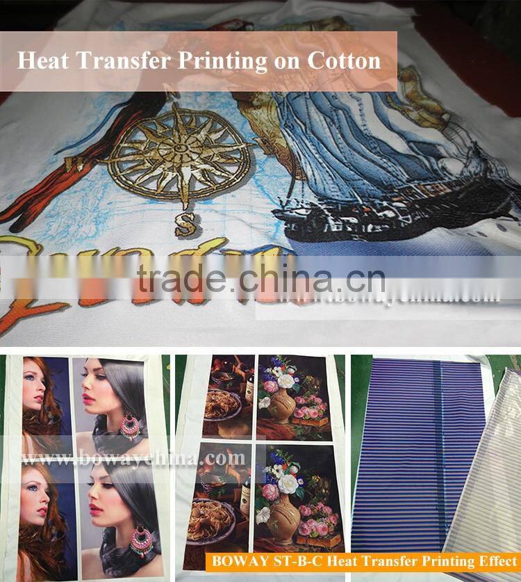 4 work stations Pneumatic Automatic heat transfer sublimation t-shirt printer