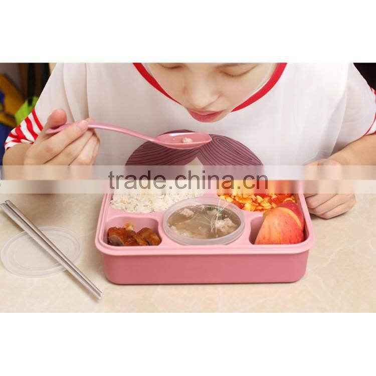 Plastic Lunch Box Bento Lunch Box for Kids