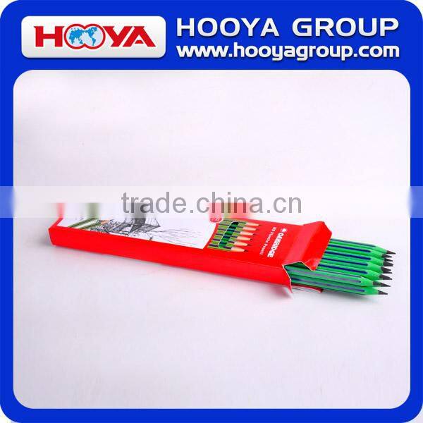 wholesale Student black lead plastic HB pencil with eraser