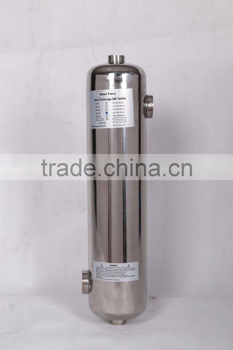 swimming pool heat exchanger uht tubular heat exchanger