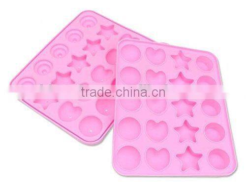 Soft easy clean silicone jelly cake mould unique ball shape chocolate mould