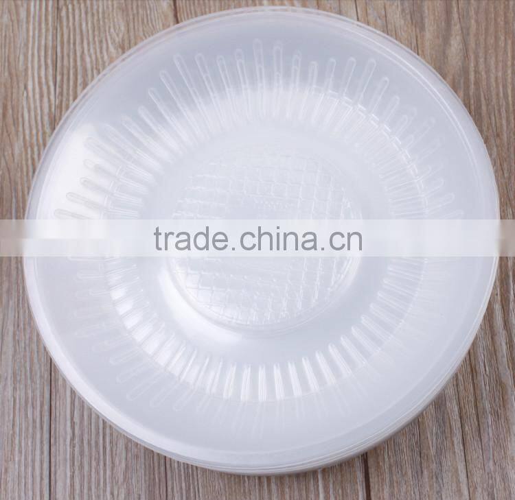 Disposable White Plastic Plate Cake Plastic Plates
