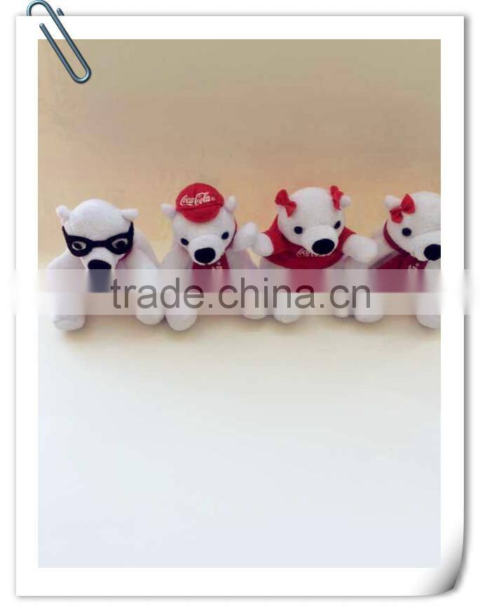 Happy little bear toy/A family of four cute bear toy/gift plush bear toy