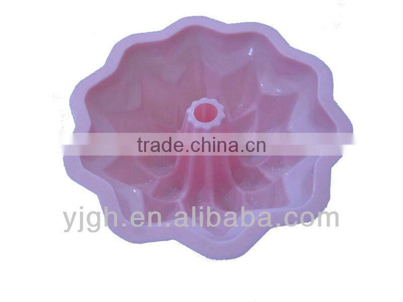 2013 new design lovely rose shap silicone soap cake mold