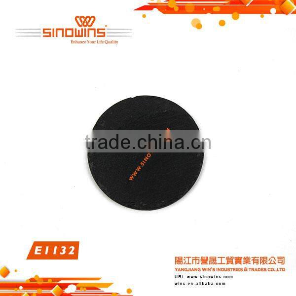 Circular Japanese Sushi Dish Plate with Rock Material