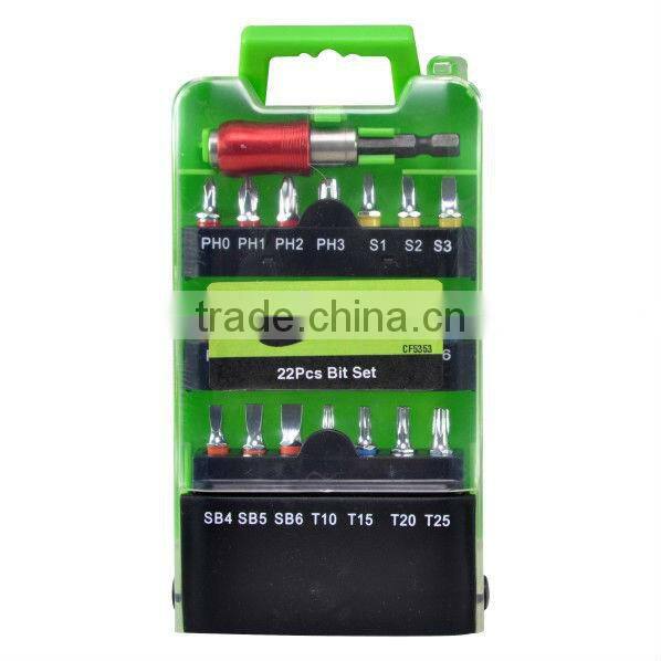 22pcs helpful screwdriver bit set with diamond bit