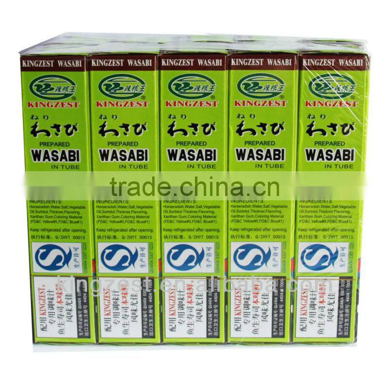 KINGZEST Kosher Ready to Use Horseradish Flavor Wasabi Paste 43g per Tube