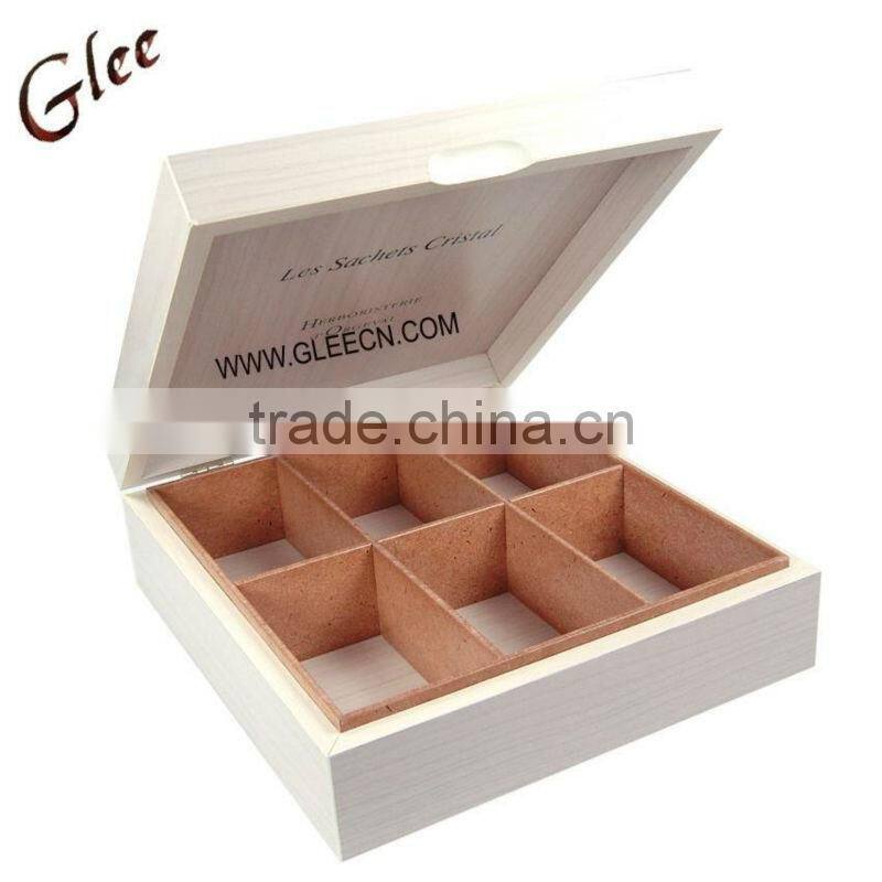 100% Natural Wood Tea Box Bamboo Box Wooden Tea Box