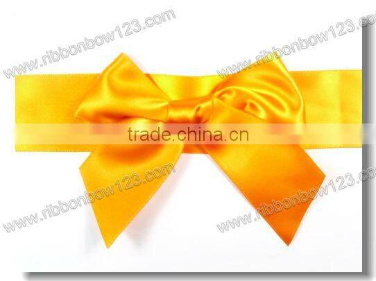 Ribbon bow sticker for invitation card