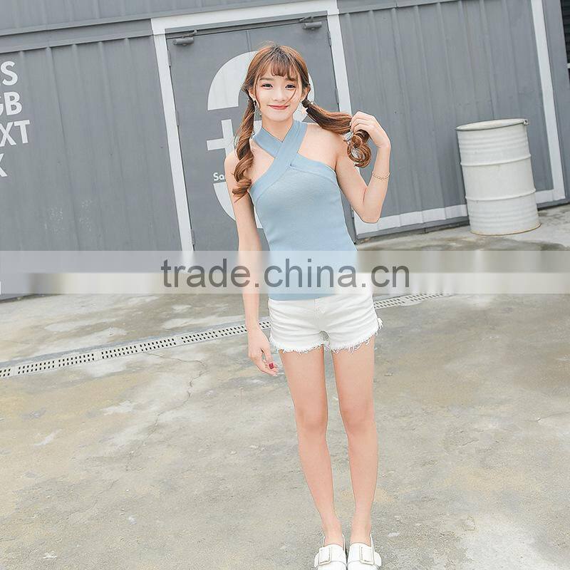 Wholesale Women Tank Tops Sexy Unique T-shirt Vest New design girls sexy tops