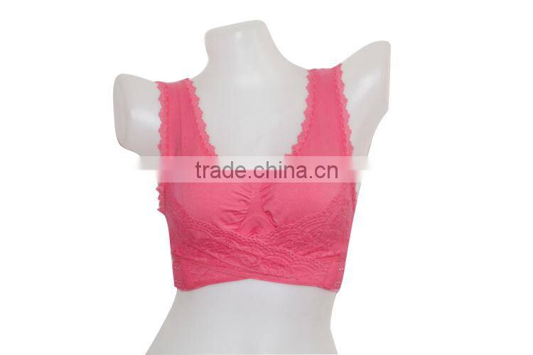 Promotion! Supermarket sexy lace genie bra with lace trimming