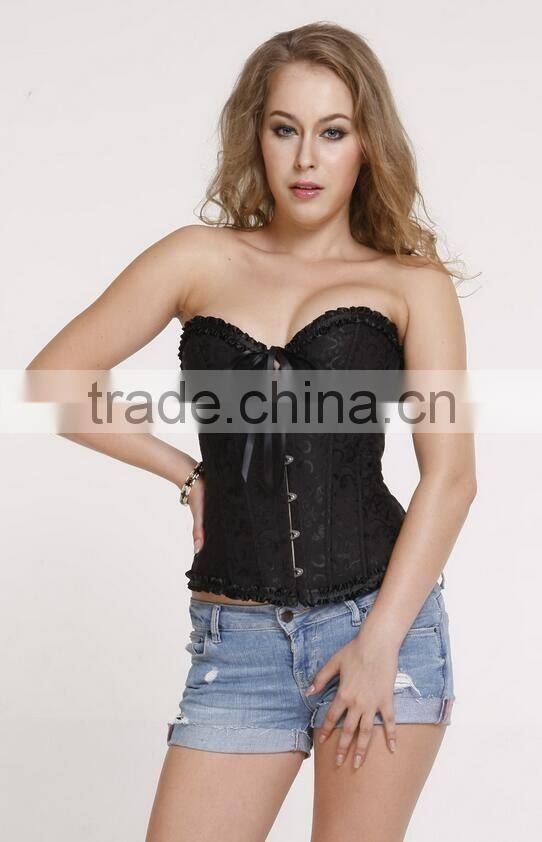 wholesale sexy steel boned corset waist training underbust corsets