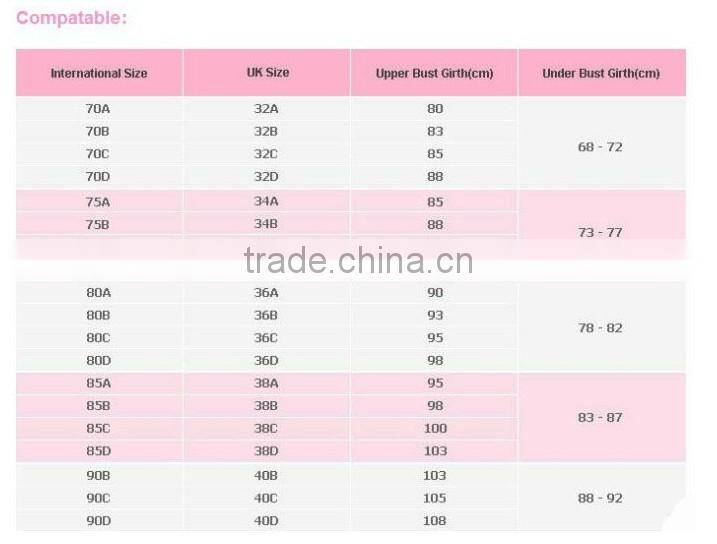 js-1005 Popular Comfortable Sexy half cup Plain Sports bra with embossing letters (accept OEM)