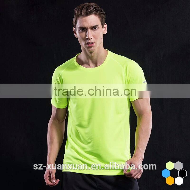 custom cotton fit running t-shirt with short sleeve