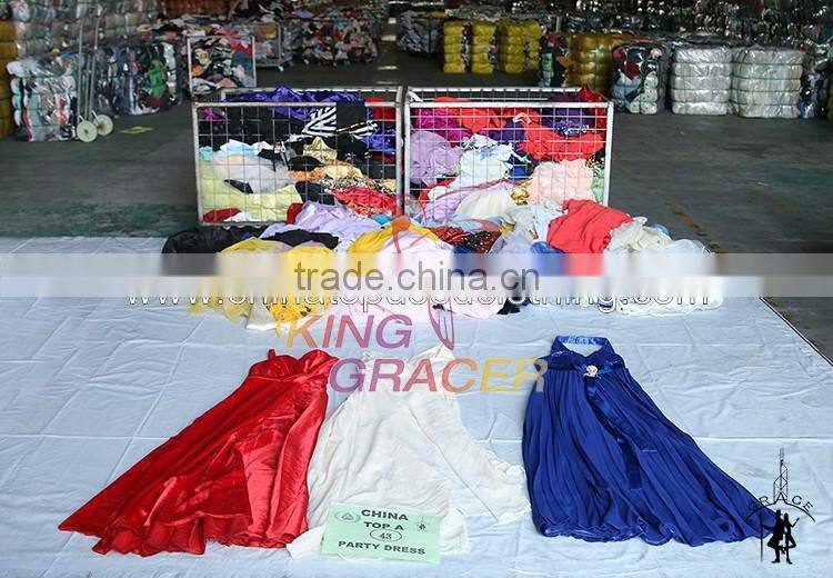 Wholesale In Europe lady Short Sleeve dress,Second Hand Door To Door Clothes