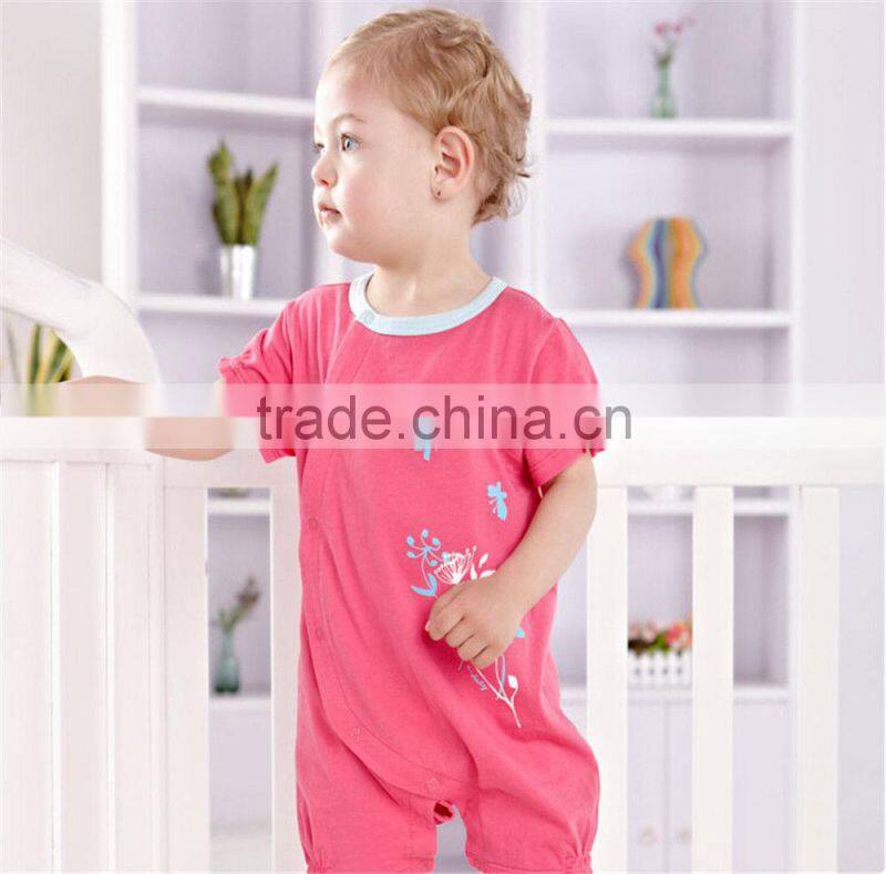 Latest summer Custom Newborn fashion rompers 2017 baby clothes printed kid Bodysuit Clothing kint wholesale baby boy romper