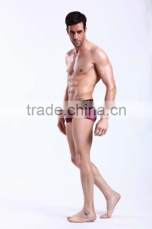 Wholesale leopard boxer for men manufacturer brand underwear nylon mens boxer short panties