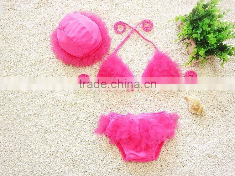 Hot Sale Baby Dot Bikini, Baby Beachwear, Baby Swim Sets new baby girl swimsuit