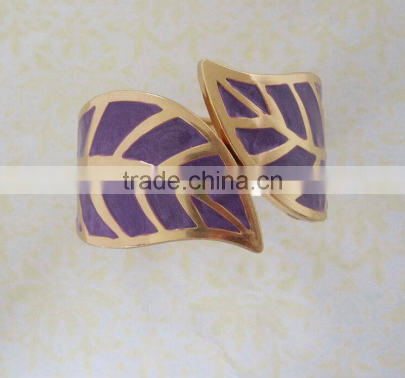 Ethnic han edition popular fashion alloy wire drawing wind drip diamond-encrusted bracelet