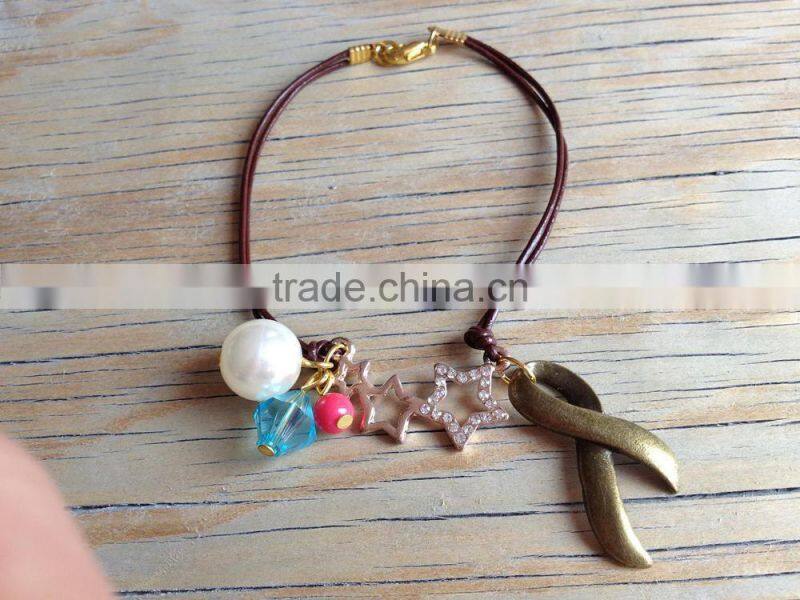 skull wood bead bracelet cheap beaded bracelet elastic wooden skull bead bracelet for promotion