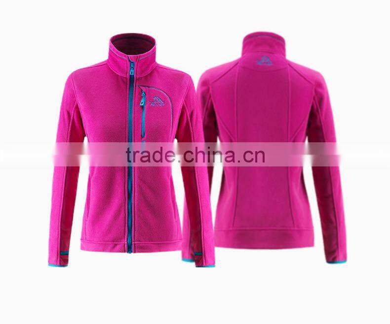 Fashion Design Women Sport Wholesale Fleece Jackets