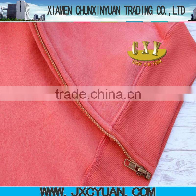 2016 high quality wholesale zipper up hoodies for lovers