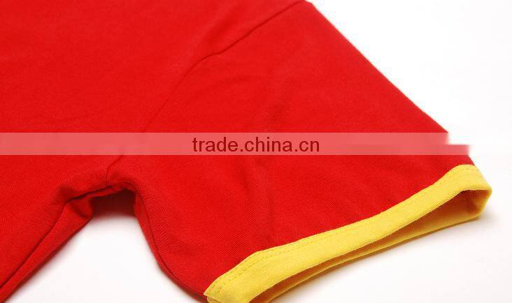 wholesale short sleeve custom polo V-neck t-shrts for summer