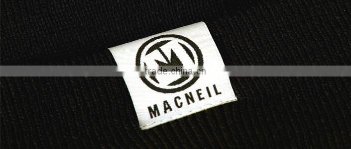 custom acrylic beanies with cuff woven label slouch custom made beanie