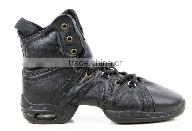 Guangzhou Top Quality Leather Dance High Top Sneakers #0958