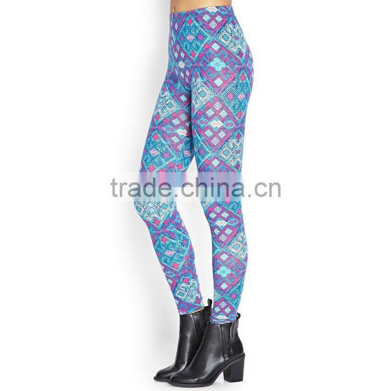 womens full printed sportswear,yoga wear skinny pencil colorful leggings/pants/trousers