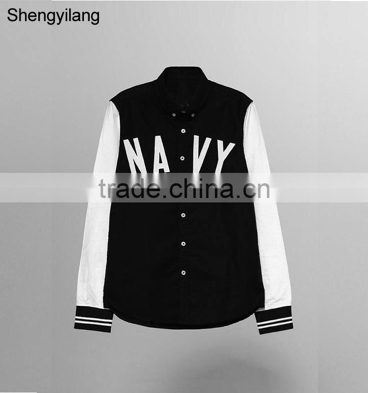 Wholesale latest shirt designs for men 2016 guangzhou manufacturers