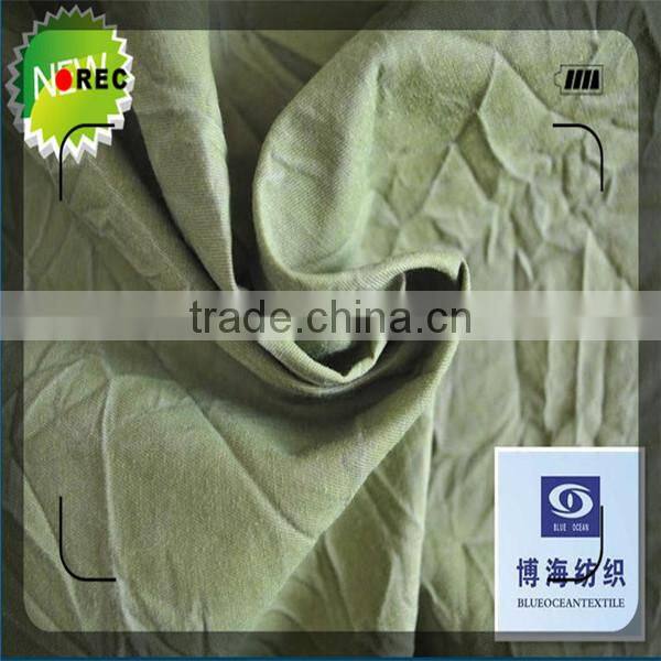 plain dyed poplin fabric crinkle cotton fabric