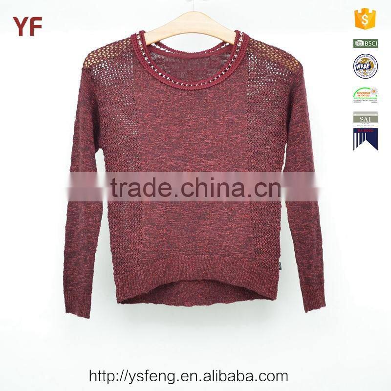 Models Hand Knitted Latest Sweater Designs For Girls