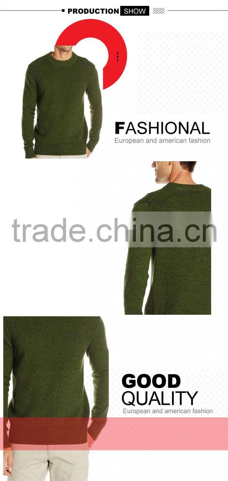 Men's basic style roll neck cashmere sweater