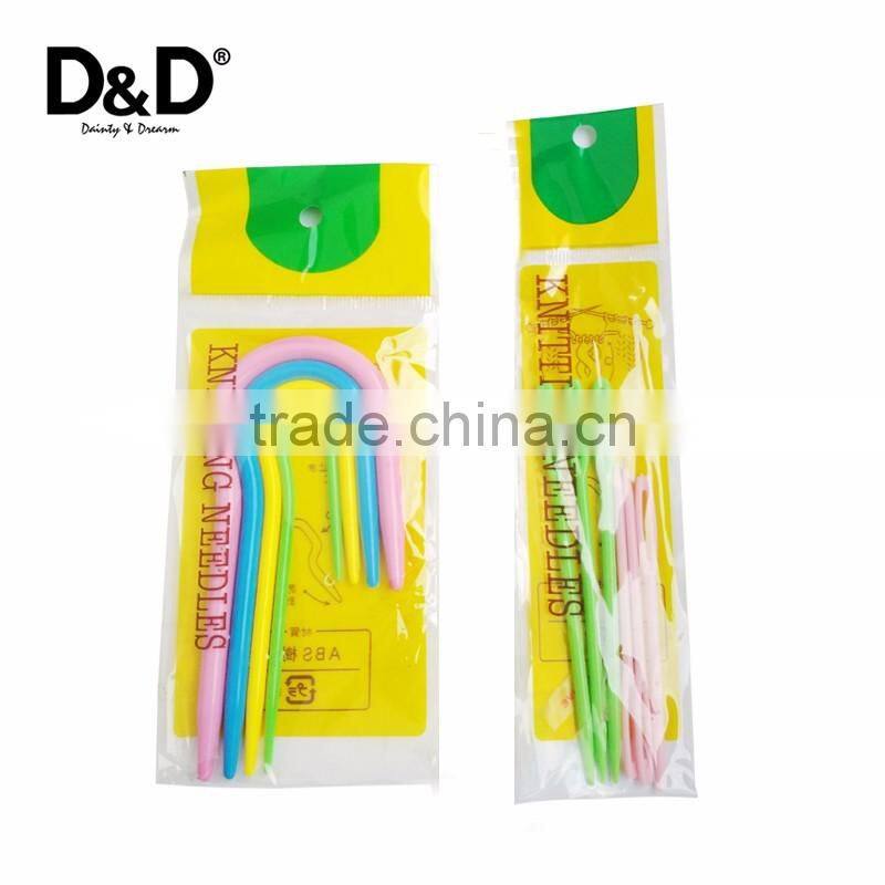 D&D High Quality 10pcs/set Yarn Needle Curved Markers Tools knitting needles