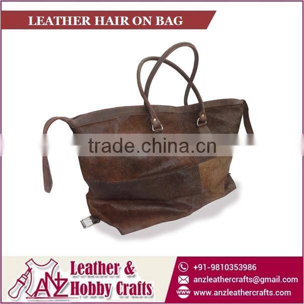 High Grade Top Quality Leather Hair On Bag for Sale