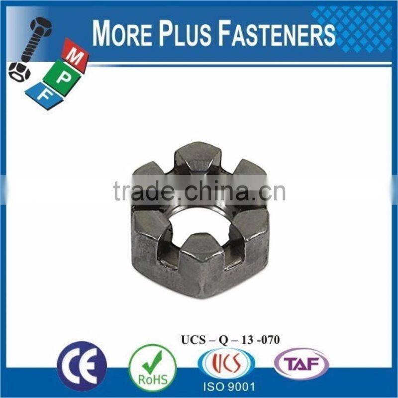 Made in Taiwan DIN 937 Low Castellated Nut DIN 937