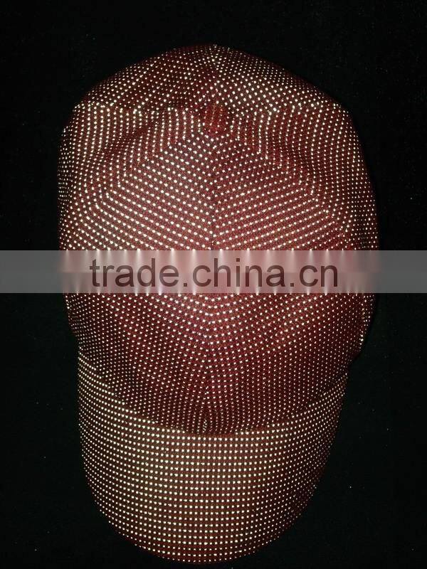 2017 double side high visible reflective wool knitting yarn