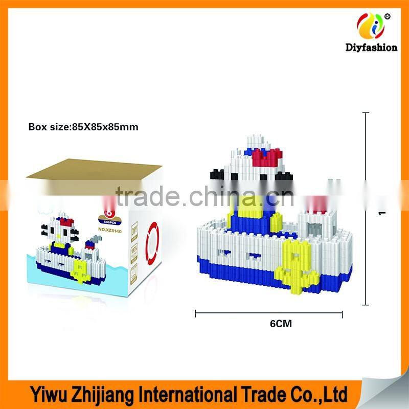 Hot Sale Abs Cartoon Mode 3D Mini Diamond Building Intelligence Blocks Toys for Kids Toy