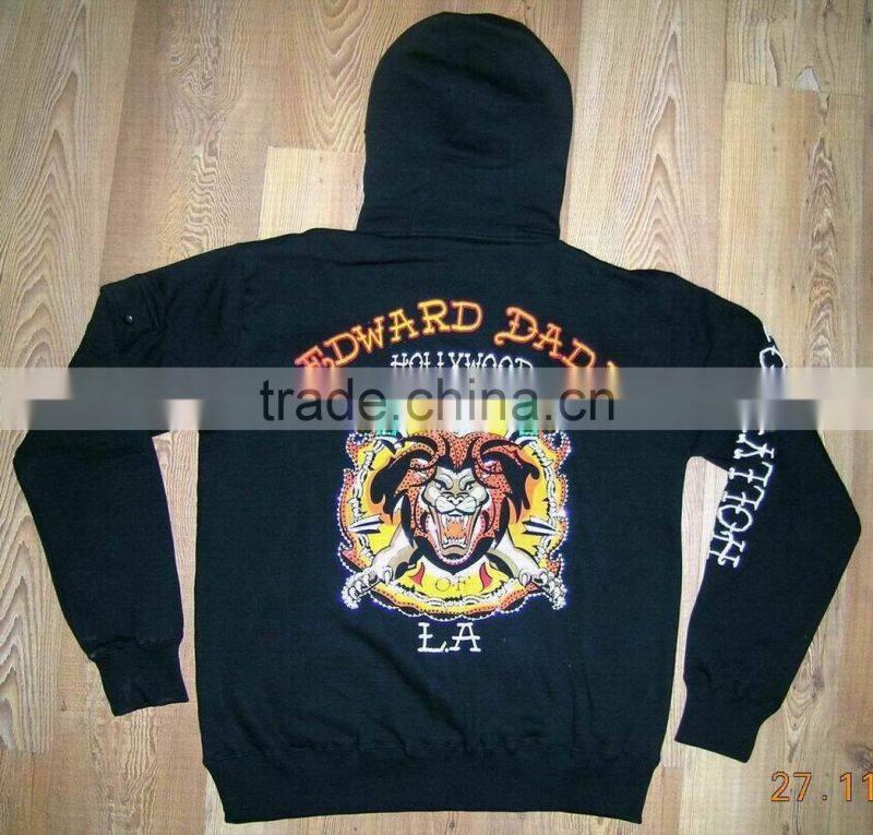 men's hooded fleece jacket
