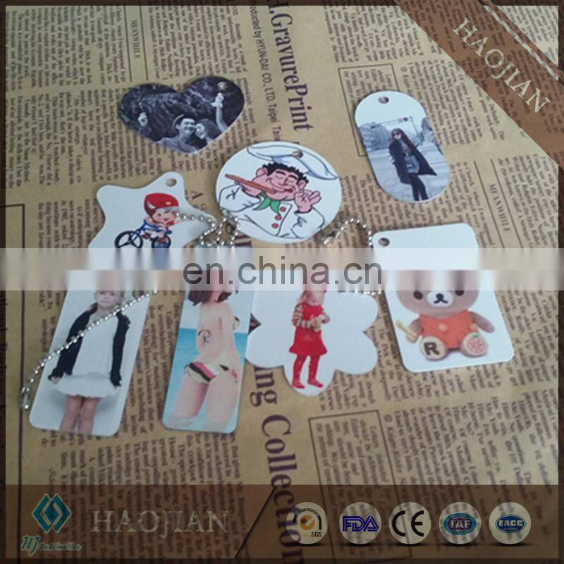 cheap price customer printing aluminum Christmas ornaments
