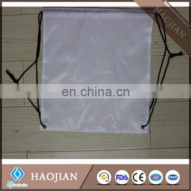 Sublimation blank shopping drawstring bag cheap promotional bags
