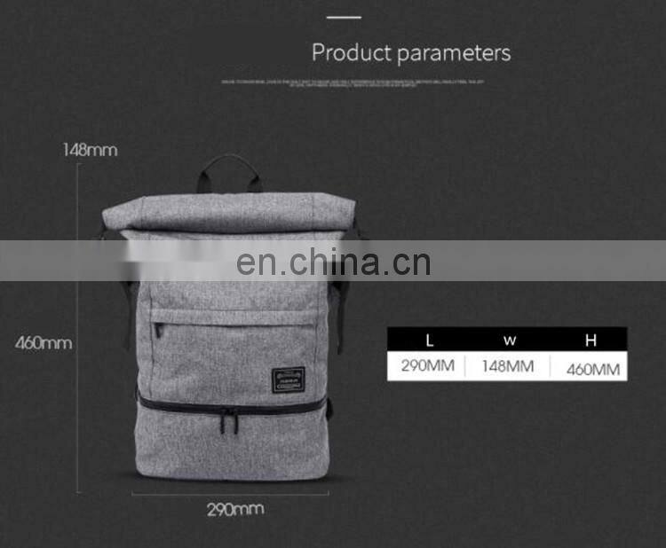 Dry & Wet Separate Backpack Laptop Daypack Waterproof Hiking Rucksack with Shoe Compartment for Travel, Sports