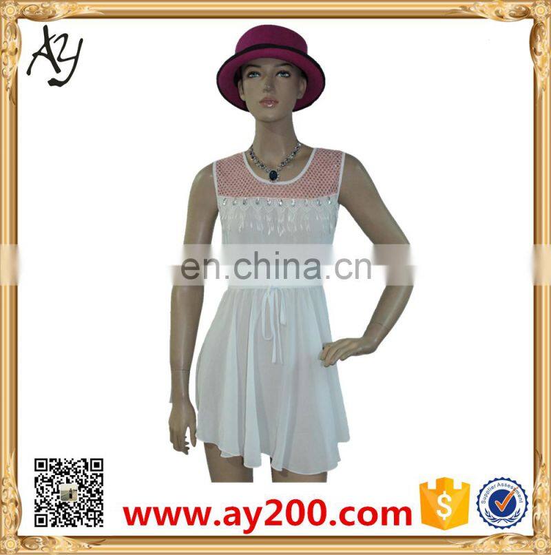 Women short sleeve casual models striped chiffon blouses shirts