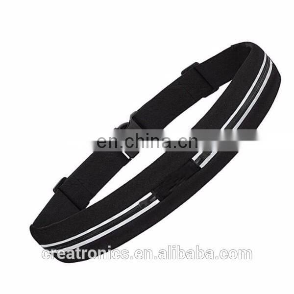 Adjustable Fitness Workout Fanny Pack Waterproof Neoprene Waist Bag Mobile Phone Case For Running Waist